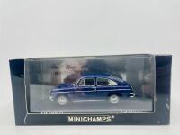 VOLKSWAGEN: A 1:43 scale model by Minichamps of the 1966 Volkswagen 1600 TL in VW-Blau, limited edition 1 of 3,936&nbsp;pieces, complete with original packaging [Location: Sydney] - 8