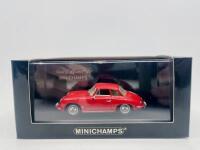 PORSCHE: A 1:43 scale model by Minichamps of the Porsche 356 B Hardtop-Coupe in Rot, limited edition 1 of 3,024 pieces, complete with original packaging [Location: Sydney] - 6