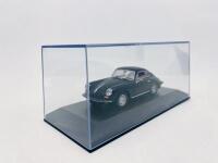 PORSCHE: A 1:43 scale model by Minichamps of the 1963-64 Porsche 356 Carrera 2&nbsp;in black,&nbsp;complete with original packaging [Location: Sydney] - 6