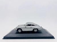 PORSCHE: A 1:43 scale model by Minichamps of the 1963-65 Porsche 356 C&nbsp;in silver, complete with original packaging [Location: Sydney]
