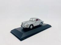 PORSCHE: A 1:43 scale model by Minichamps of the 1963-65 Porsche 356 C&nbsp;in silver, complete with original packaging [Location: Sydney] - 2