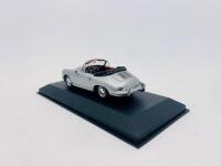 PORSCHE: A 1:43 scale model by Minichamps of the 1963-65 Porsche 356 C Cabriolet&nbsp;in silver, complete with original packaging [Location: Sydney] - 3