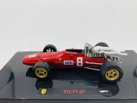 FERRARI: A 1:43 scale model by Hot Wheels&nbsp;of the 1967 312 Formula One, in original packaging [Location: Sydney]