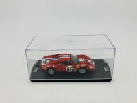 FERRARI: A 1:43 scale model by Bang the 246 GT Dino in 1972 Le Mans livery, in original packaging [Location: Sydney] - 4