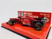 FERRARI: A 1:43 scale model by Minichamps of the F310 in Michael Schumacher livery, in original packaging [Location: Sydney] - 4