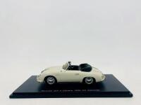 PORSCHE: A 1:43 scale model by Spark of the 1956 Porsche 356 A&nbsp;Carrera 1600 Cabriolet, complete with original packaging [Location: Sydney]