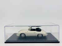 PORSCHE: A 1:43 scale model by Spark of the 1956 Porsche 356 A&nbsp;Carrera 1600 Cabriolet, complete with original packaging [Location: Sydney] - 6