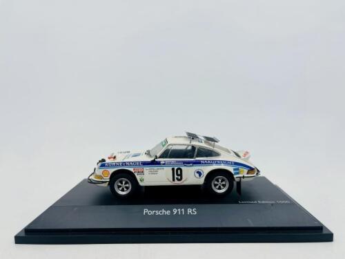 PORSCHE: A 1:43 scale model by Schuco of the Porsche 911 RS #19 "Safari Rally 1974", complete with original packaging [Location: Sydney]
