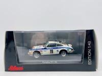 PORSCHE: A 1:43 scale model by Schuco of the Porsche 911 RS #19 "Safari Rally 1974",&nbsp;&nbsp;complete with original packaging [Location: Sydney] - 5