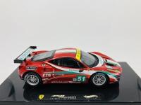 FERRARI: A 1:43 scale model by Hot Wheels of the 458 Italia GT2 in AF Corse 2011 Le Mans livery, in original packaging [Location: Sydney]