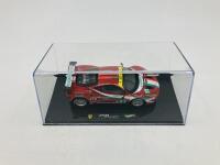 FERRARI: A 1:43 scale model by Hot Wheels of the 458 Italia GT2 in AF Corse 2011 Le Mans livery, in original packaging [Location: Sydney] - 3