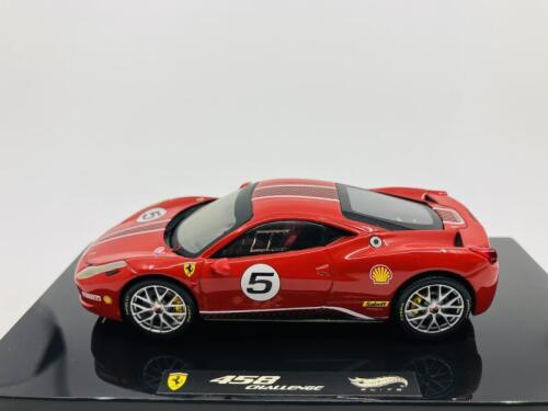 492 · FERRARI: A 1:43 scale model by Hot Wheels of the 458 Challenge, in original packaging [Location: Sydney]