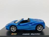 FERRARI: A 1:43 scale model by Burago of the 488 Spider, in original packaging [Location: Sydney]