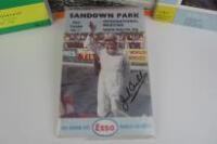 SANDOWN: Two Sandown programmes&nbsp;(signed by Brabham) - 2