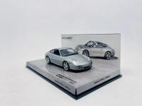 PORSCHE: A 1:43 scale model by Minichamps of the Porsche 911 (996.2) Carrera 40th Anniversary, limited edition 1 of 1,008&nbsp;pieces, complete with original packaging [Location: Sydney] - 2
