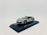 PORSCHE: A 1:43 scale model by Minichamps of the Porsche 911 (991) Turbo&nbsp;Cabriolet,&nbsp;complete with original packaging [Location: Sydney] - 2