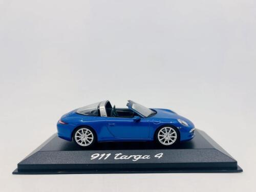 PORSCHE: A 1:43 scale model by Minichamps of the Porsche 911 (991) Targa 4, complete with original packaging [Location: Sydney]