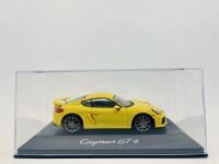 PORSCHE: A 1:43 scale model by Schuco of the Porsche Cayman GT4&nbsp;(981), complete with original packaging [Location: Sydney]&nbsp; - 4