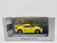 PORSCHE: A 1:43 scale model by Schuco of the Porsche Cayman GT4&nbsp;(981), complete with original packaging [Location: Sydney]&nbsp; - 7
