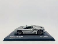 PORSCHE: A 1:43 scale model by Minichamps of the 2011 Porsche 918 Spyder Concept, limited edition 1 of 2,304&nbsp;pieces, complete with original packaging [Location: Sydney]