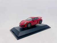 PORSCHE: A 1:43 scale model by Schuco of the Porsche Cayman GT4 (981), complete with original packaging [Location: Sydney]&nbsp; - 2