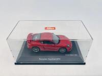 PORSCHE: A 1:43 scale model by Schuco of the Porsche Cayman GT4 (981), complete with original packaging [Location: Sydney]&nbsp; - 5