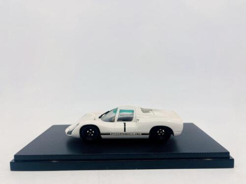 PORSCHE: A 1:43 scale model by Ebbro of the 1967 Porsche 910, complete with original packaging [Location: Sydney]