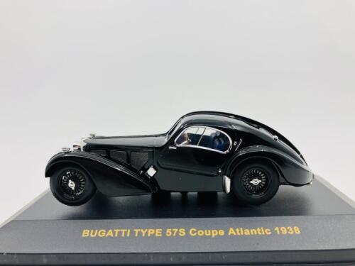 19 · BUGATTI: A 1:43 scale model by IXO Museum of the 1938 Type 57S Atlantic-Electron Coupé, in original packaging [Location: Sydney]