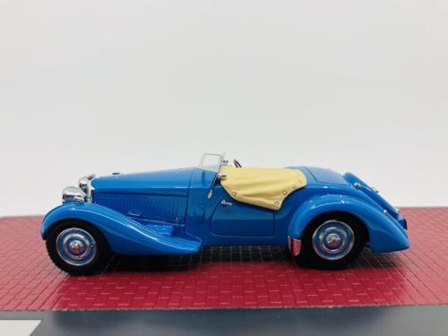16 · BUGATTI: A 1:43 scale model by Matrix of the 1937 Type 57S Corsica Roadster, Limited Edition (034/408), in original packaging [Location: Sydney]