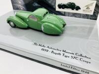 BUGATTI: A 1:43 scale model by Minichamps 'Mullin Museum' of the 1939 Type 57C Vanvooren Coup&eacute;, in original packaging [Location: Sydney] - 6