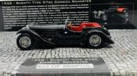 BUGATTI: A 1:43 scale model by Minichamps of the 1938 Type 57SC Corsica Roadster, Limited Edition (403/999), in original packaging [Location: Sydney]