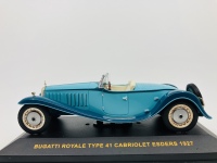 BUGATTI: A 1:43 scale model by IXO Museum of the 1927&nbsp;Type 41 Royale Esders Cabriolet, in original packaging [Location: Sydney]