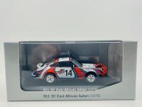 PORSCHE: A box set of 1:43 scale models by Minichamps&nbsp;- The History Collection Offroad featuring four&nbsp;models&nbsp;(1968 911 T 2.0 Monte Carlo, 1978 911 SC East African Safari, 1986 959 Gruppe B Paris Dakar, 2002 Cayeene Turbo,&nbsp;limited edition 1 of 5000 pieces - 5