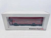 PORSCHE: A 1:43 scale model by Premium Classixxs of the Porsche Racing Transporter, complete with original packaging [Location: Sydney] - 6