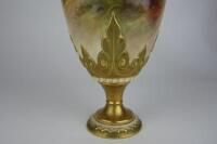 ROYAL WORCESTER: A fine Royal Worcester &lsquo;Highland Sheep&rsquo; lidded vase hand painted by Harry Davis from 1912 - 5