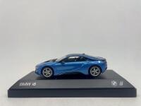 BMW: A 1:43 scale model by BMW of the BMW I8, complete with original packaging. [Location: Sydney]