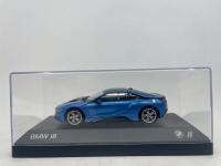 BMW: A 1:43 scale model by BMW of the BMW I8, complete with original packaging. [Location: Sydney] - 4