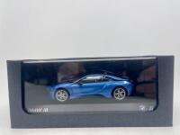 BMW: A 1:43 scale model by BMW of the BMW I8, complete with original packaging. [Location: Sydney] - 7