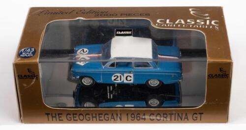 FORD: A Limited Edition 1:43 scale Classic Carlectables - 'THE GEOGHEGAN 1964 CORTINA GT'