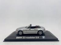 BMW: A 1:43 scale model by BMW of the BMW Z3 2.8 Roadster, complete with original packaging. [Location: Sydney]&nbsp;&nbsp; &nbsp;