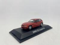 BMW: A 1:43 scale model by BMW of the BMW Z3 2.8 Coupe, complete with original packaging. [Location: Sydney] - 2