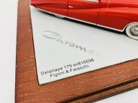 DELAHAYE: A fine 1:43 scale model by Chrome&nbsp;of the Type 175 Figoni & Falaschi Cabriolet, in original packaging [Location: Sydney] - 4