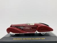 DELAHAYE: A 1:43 scale model by IXO Museum&nbsp;of the 1938 165 V12 Figoni & Falaschi Cabriolet, in original packaging [Location: Sydney]