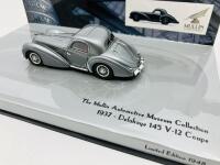 DELAHAYE: A 1:43 scale model by Minichamps 'Mullin Museum' of the 1937 145 V12 Chapron Coup&eacute;, in original packaging [Location: Sydney] - 6