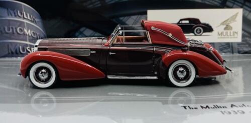 45 · DELAGE: A 1:43 scale model by Minichamps 'Mullin Museum' of the 1939 D8-120 Chapron Cabriolet, in original packaging [Location: Sydney]