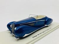 DELAGE: A 1:43 scale model by Spark&nbsp;of the 1939 D8-120 Figoni & Falaschi Cabriolet, in original packaging [Location: Sydney] - 4