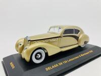 DELAGE: A 1:43 scale model by IXO Museum of the 1939 D8-120 Letourneur & Marchand Coup&eacute;, in original packaging [Location: Sydney] - 4