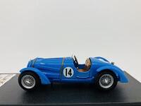 DELAHAYE: A 1:43 scale model by S.L.M.&nbsp;of the 135 Sport in 1939 Le Mans livery of J Chotard & J Seyler, in original packaging [Location: Sydney]