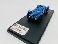 DELAHAYE: A 1:43 scale model by S.L.M. of the 135 Sport in 1939 Le Mans livery of M Contet & R Brunet, in original packaging [Location: Sydney] - 4