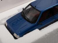 PEUGEOT: A 1:18 scale 1991 Peugeot 205 GTI 1.9L model, limited edition of 1500,&nbsp;colour blue, by Otto Models, in box - 2